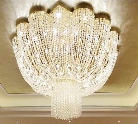 Modern Fashion Industrial Vintage Led Hanging Lighting Pendant Light Lamp Hotel Crystal Light Stainless Steel Fringe Lobby Large Non-standard Project Villa Club Lighting