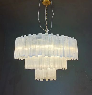 Luxury Crystal  Glass Hanging Lamps Living Room Hotel Decorative Ceiling Lighting Pendant Chandelier