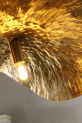 Designer Post-Modern Luxury Pendant Light Copper Simple Creative UFO Model Living Dining Bedroom-Brass Gold Finish Villa Use