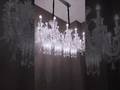 Yüksek kaliteli kristal mum şamdanı