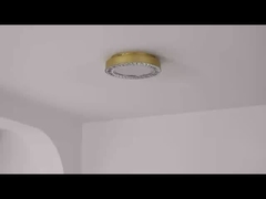 Enerji Tasarruflu Dumanlı Gri Çağdaş Kristal Avize Özelleştirmeyi Destekler