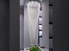 Merdiven Işık Çanakkale Dupleks Bina Oturma Odası için Büyük Kristal Çanakkale