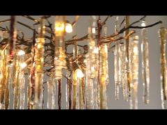 Daha Yakından Bakış: Oturma Odası Dekorasyonu İçin Zarif Modern Yüksek CRI Lüks Tavan Lambaları