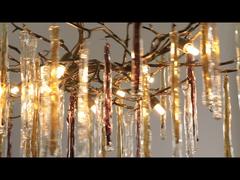 Yakından Bakış: Yüksek Sıcaklıkta Döküm Özel Kolye Işıkları Güçlü Işık Geçirgenliği