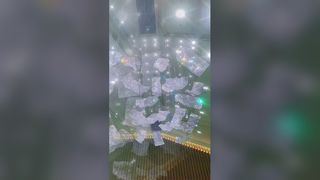 Özelleştirilmiş Otel Lobisinde Dekoratif Cam Kolye Işık Modern Led Tavan