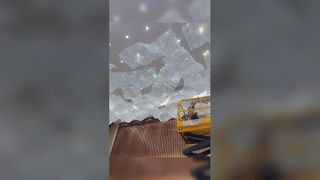 Özelleştirilmiş Otel Lobisinde Dekoratif Cam Kolye Işık Modern Led Tavan