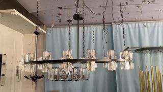 Klasik Avrupa tarzı kristal mum şamdan 220-240V
