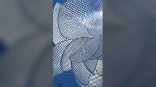 Üç Renkli Üçgen Modern Kristal Avize Altın Kaplama Çoklu İşlemler