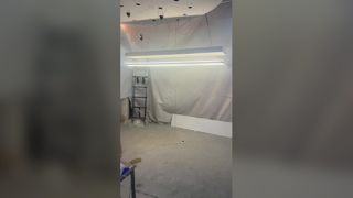 Popüler Siyah Ofis Resepsiyon LED Kolye Işık Yaratıcı Spiral Otel Restoran Sarkıt Dalga