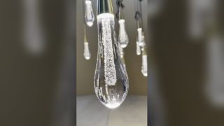 LED E14 Kristal Mum Avize 5 ila 10m2 Yüksek Işık Geçirgenliği