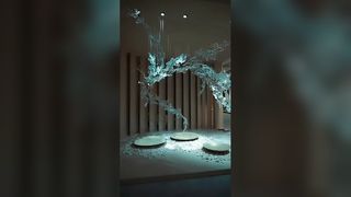 Özel Avizeler Renkli Kristal Avize Sanatı ve Işık Ve Gölge İfadesi