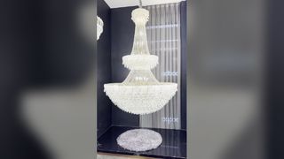 Zhongshan Yüksek Kaliteli Modern Yuvarlak Kaymaktaşı Balon Yemek Alçı Avize Yeni Tasarımcı Uzun M