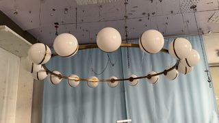 LED Enerji Tasarruflu Cam Kolye Lambaları Yemek Odası Restoran Avize 25-30M2