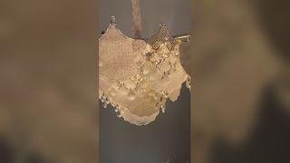 Neden Özel Oval Hap Kristal Avizeyi Seçtiğinizi Görün Altın Kaplama Otel Resepsiyonu Yemek Kulübü Lüks
