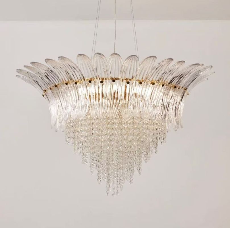 French Style Light Luxury Retro Crystal Lamp , Main And Guest Halls , Large Chandelier