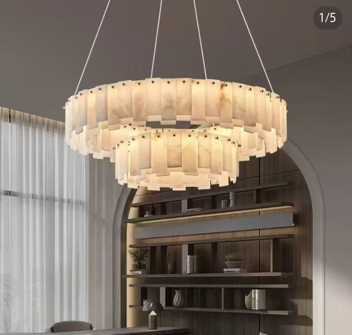 Custom Multi-Tier Crystal Ribbon Chandelier Modern European Art Decoration Banquet Hall Light Fixture