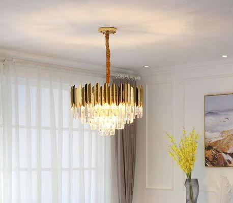 ODM Modern Asılı Kristal Kolye Avize Işıkları AC85V - 265V
