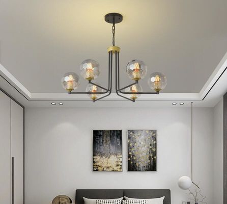 Dumanlı cam asılı lambalar Modern asılı ışık 3000K 6000K