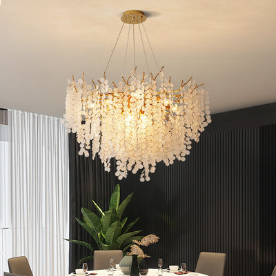 2700k ila 6500k Sarkıt Avize Işıkları Oturma Odası İçin Modern Led Avizeler