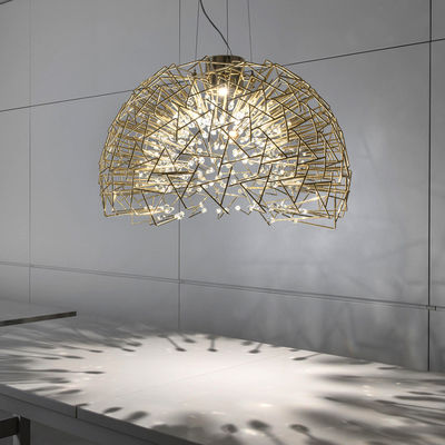 Kristal Asma Işıklar Paslanmaz Çelik Avize D60*H60cm 110V-240V