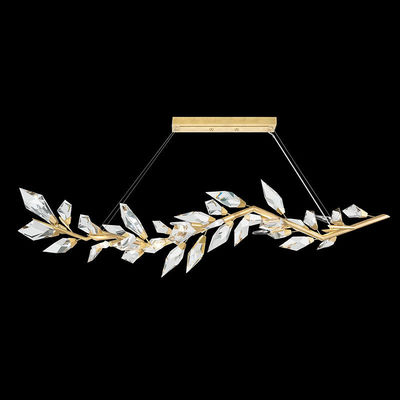 Art Deco Dekoratif Modern Kristal Çandelier Rombus Şekilli OEM