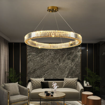 Dia120cm Geometrik Yuvarlak Modern Halka Sarkıt AC85V - 265V