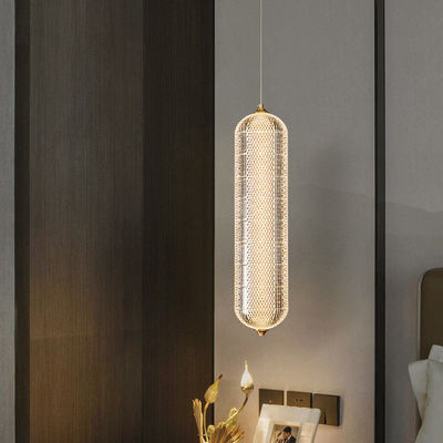 Özelleştirilmiş Üç Renkli Modern LED Akrilik Avize Tavan Lambası Elmas Şekilli Abajur