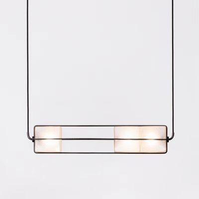 Kristal Kum Beyaz Led Tavan Işıkları 24W 48W 72W Bar Kafe Özel Pendant Işık