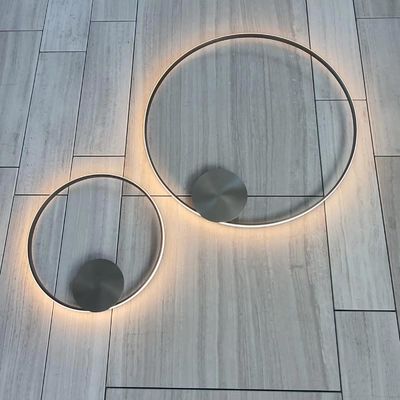 Özel Yapılmış Sarkıt Işıklar Modern Dairesel Led Avize AC110V - 240V