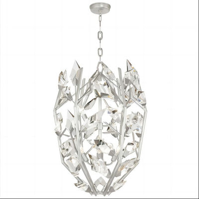 Yaratıcı Gümüş Modern Kristal Çandelier 3000K 4000K 6500K