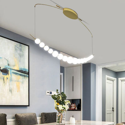 LED Alüminyum Boyama Altın İnci Yemek Odası Çerim 30W