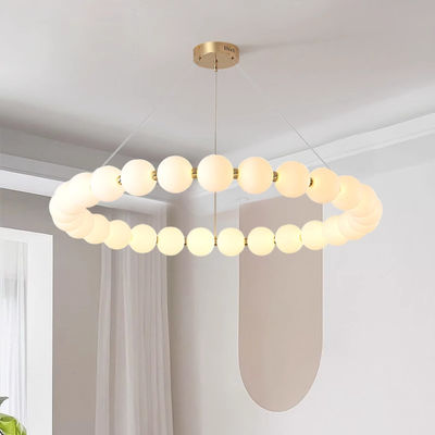LED Enerji tasarruflu cam asılı lambalar Yemek odası Restoran Çerim 25-30M2