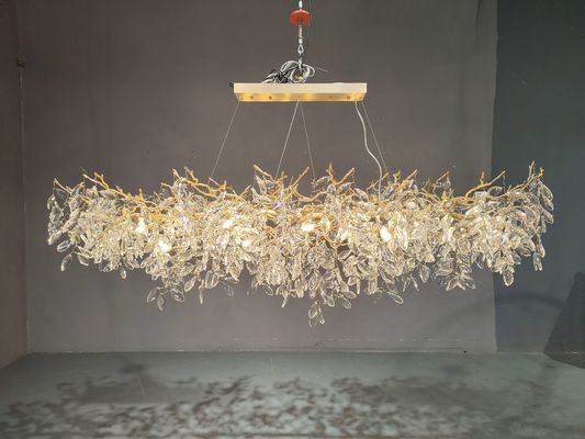 Oturma odası / yatak odası Metal K9 Kristal Çandelier 15m2 - 30m2 111V ~ 240V