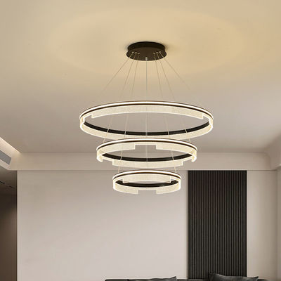 Polatlama Metal Malzemesi LED Çağdaş Yuvarlak Çandelier 20 - 30m2