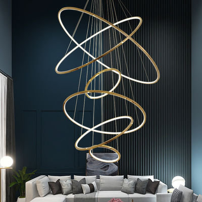Eco High End Çağdaş Halka Şamdanı Koridor için Enerji tasarrufu