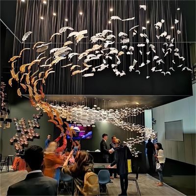 Modern Sanat cam tüylü şamdanlar