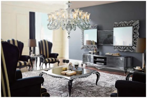 Klasik Avrupa tarzı kristal mum şamdan 220-240V