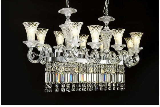 Lüks Klasik Avrupalı Kristal Çerçeve Tavan Montajlı Kristal Işık Aygıtı