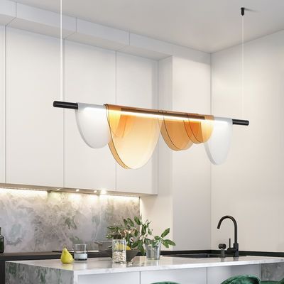Amber And White Restaurant Chandelier Yüksek Renklendirme LED