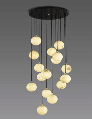 Spiral Modern Kristal Çerçeve Salonu Uzun Akışlı Dağ Çerçeveleri Işıklandırma Kristal Parlaklık Led L'Escalier Işıkları