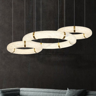 Modern Lüks Alabaster L1P Çanakkale Brass Pendant Asılı Işık Yemek Odası Mutfak Adası Otel Bar AC Fabrika Fiyatı