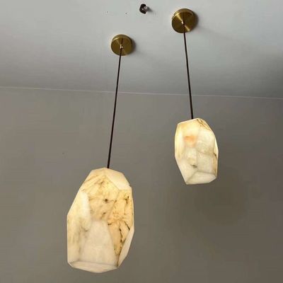 Modern Işık Lüks Drop Pendant Lamp Basit Yaratıcı Restoran Bar Yatak Yatağı Kalsit Pendant Light