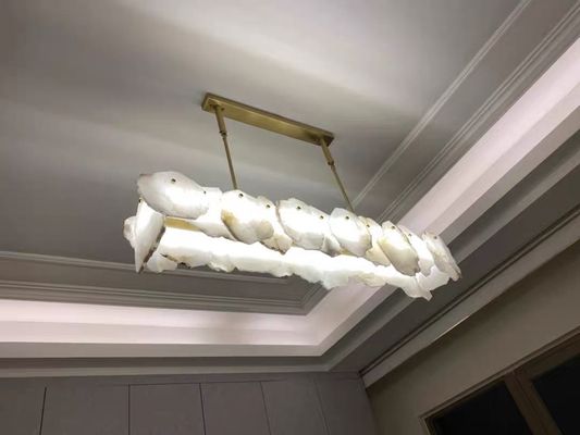 Modern Dekor Tavan Işığı Güzel Sanat Cam Işığı Salon Yemek Odası İçin Şamdan