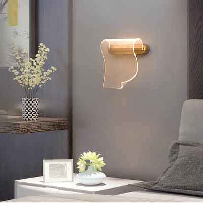 LED Akrilik LGP Plastik Yaprak Laser Noktalı İpek Baskı ile Hafif Duvar Sconces için