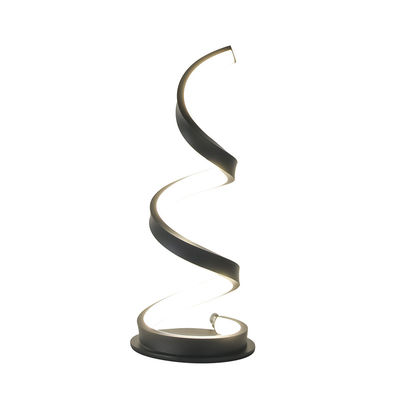 Modern Basit Spiral LED Masa Lambası S Şekli Sıkıştırılabilir Dokunmatik Kontrol Okuma Lambası Yatak Lambası Ofis Odası