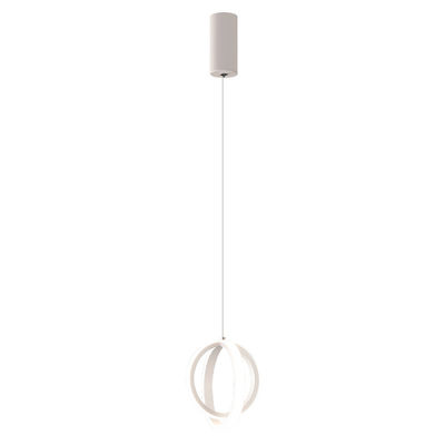 Modern LED Asma Işığı Yuvarlak Kolye Çandelier Işık İçeride Endüstriyel Metal Yuvarlak