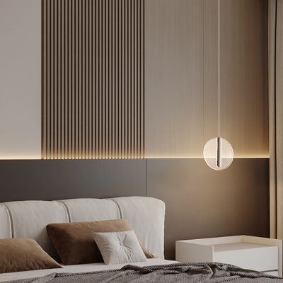 Dairesel Akrilik Modern LED Çanakkale Yaratıcı İç İç Ev Çatı Katı Yatak Odası Yatak Yere Çalışma Merdiven İç Dekorasyon