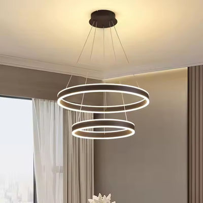 Ev Oturma Odası Yemek Odası Çanakkale Yüzük Alüminyum Modern LED Dekoratif Tavan Lambaları