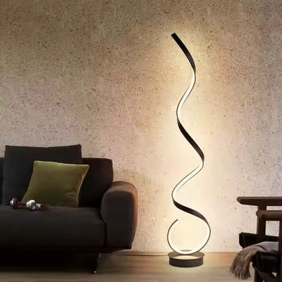 Köşe Lüks Ark Akıllı Minimalist Otel Oturma Odası Yatak Odası Zemin Işığı Ayakta Dik Led Modern Lamba