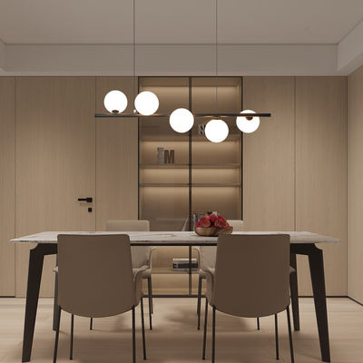 Ev Dekorasyonu Yemek Odası Modern Kolye Işıkları Cam Asılı Lambalar Ev Yatak Odası Sanat Tasarımı Cam Top İskandinav Kolye Işıkları